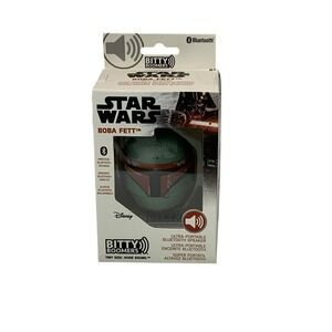 Bitty Boomers Star Wars Boba Fett Bluetooth Speaker‎ Green 2 Inch